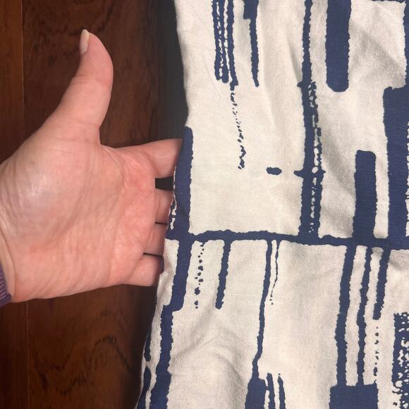 ASOS Blue and White Mini Short Dress Size US 6 - Picture 6 of 9